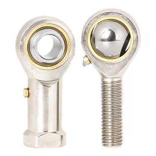 进口UBY气缸鱼眼接头关节轴承万向杆端球头SI内丝SA外螺纹连接杆