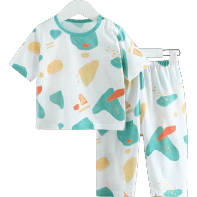 齐齐熊宝宝夏季家居服套装