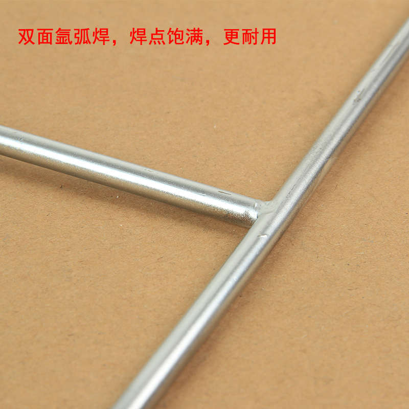 304不锈钢6毫米尘推架内架排拖铁架子支撑架拖把配件4568090100cm