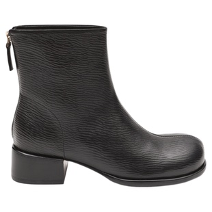 UDV美拉德粗跟时装靴女2025秋季新款百搭气质短靴显瘦靴子真皮