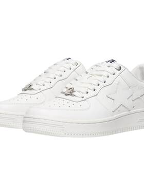 纯白色BAPESTA休闲鞋BAPE