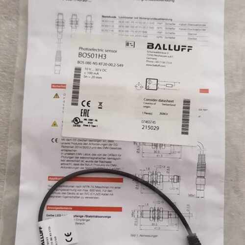 全新原装BALLUFF巴鲁夫 BOS01H3 BOS 08E议价