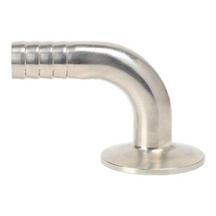 304/316不锈钢90度快装皮管弯头食品级宝塔卡箍式软管卡盘接头