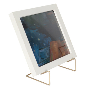 原创意悬浮感相框支架托架照片瓷盘支撑底座装饰架子书平板展示架