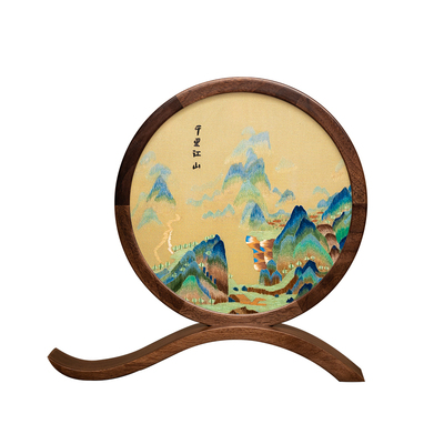 双面绣客厅摆件苏州绣美礼品国风