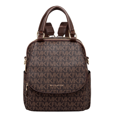 香港正品包包真皮女2026款休闲旅游双肩背包单肩斜跨大容量妈咪包