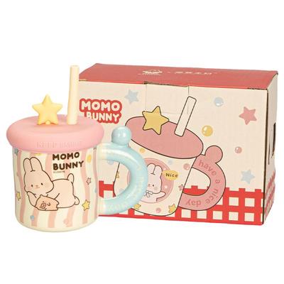 摩登主妇momo兔马克杯陶瓷水杯子