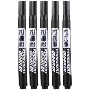 记号笔黑色油性大头笔防水不掉色大容量黑色粗笔可加墨快递物流笔