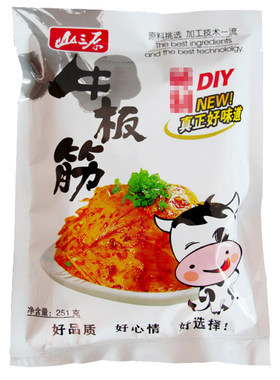 独立包装麻辣儿时味道自拌牛板筋