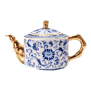 康普诗景德镇高端青花瓷茶具套装2025新款轻奢高档茶杯一套礼盒装