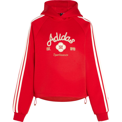 Adidas/阿迪达斯正品NYR HOODY SWEAT女士时尚加厚宽松卫衣KH2694