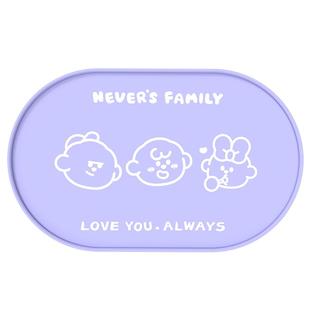 休普奈娃联名宠物餐垫防水防滑垫猫碗垫狗狗吃饭垫子餐垫硅胶垫