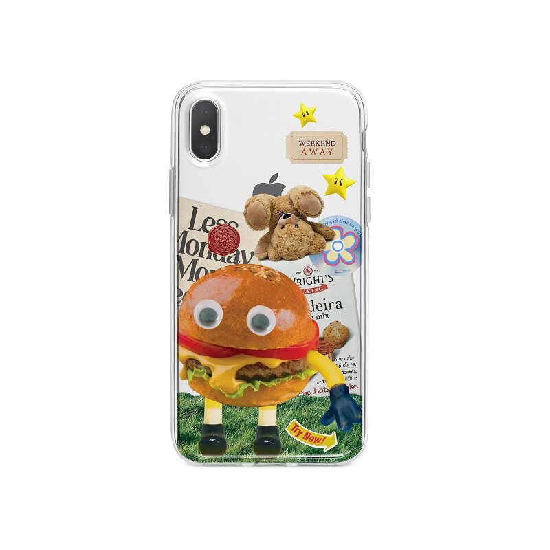 Mango酱原创个性复古贴纸适用于苹果iphone16透明16promax/15华为mate60全包软手机壳oppo小米