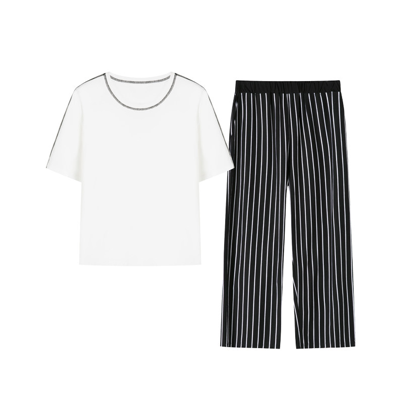 乐优家全棉纯棉家居服睡衣情侣