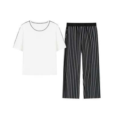 乐优家全棉纯棉家居服睡衣情侣