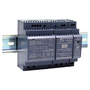 明纬24V12V导轨式HDR开关电源MDR