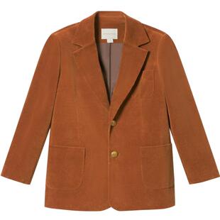 PSALTER诗篇男女同款复古斯文加厚灯芯绒垫肩西装外套冬款