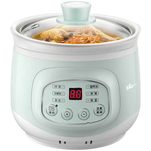 小熊电炖锅宝宝煮粥神器迷你家用小型全自动婴儿辅食煲汤陶瓷炖盅
