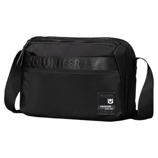 华朗迪尔新款男士斜挎包轻便休闲小包牛津布挎包户外通勤单肩包男