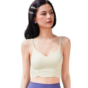 卡益瑜伽服女2025专业高端时尚运动内衣带胸垫普拉提健身服背心女