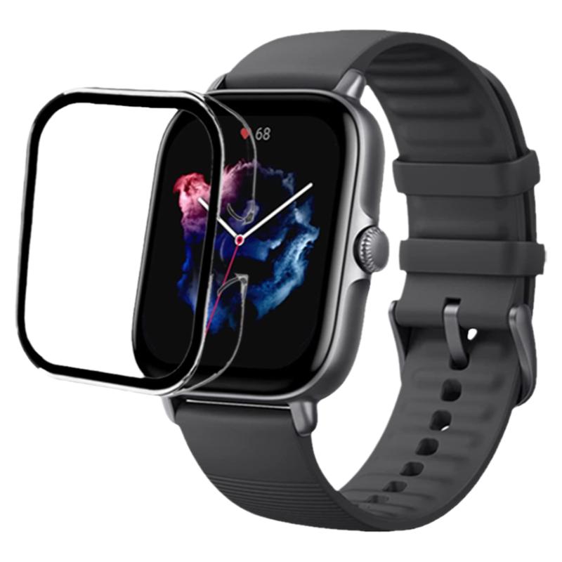 适用华米Amazfit GTS4/3保护壳跃我智能运动手表A2036保护套钢化膜mini壳膜一体表壳防摔保护贴膜表带配件