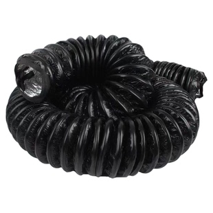 橡塑保温管中央空调铝箔软管伸缩风管拉伸圆形管道钢丝保温通风管