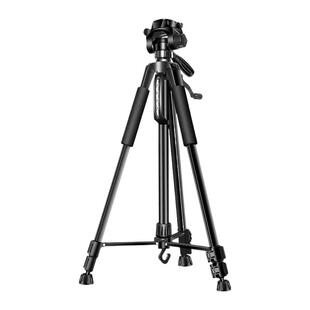 落地相机三脚架手机直播专用支架单反三角架摄影拍摄适用佳能索尼富士尼康德国便携户外专业拍照云台补光灯