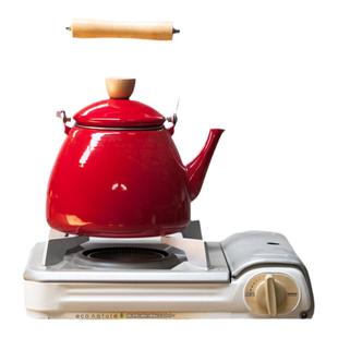 外贸加厚日式搪瓷茶壶珐琅咖啡壶凉水壶餐馆鸣音烧水壶煤气电磁炉