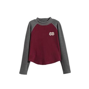 半度闲女童秋冬装打底衫加厚洋气中大童25新款儿童装休闲保暖T恤