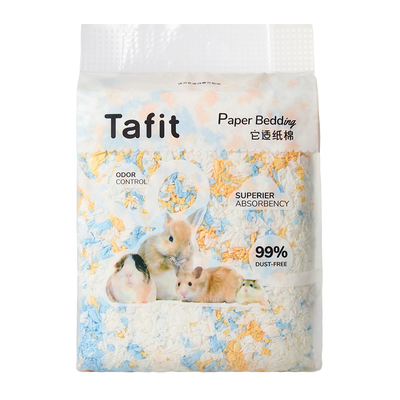 它适仓鼠纸棉金丝熊垫料除臭原木纸浆吸水夏天降温木屑造景用品