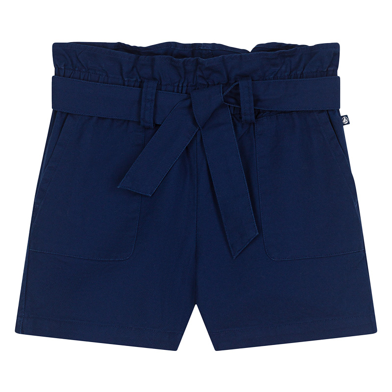 【2025春夏新品】法國Petitbateau小帆船童裝女童休閑短褲A0CPY