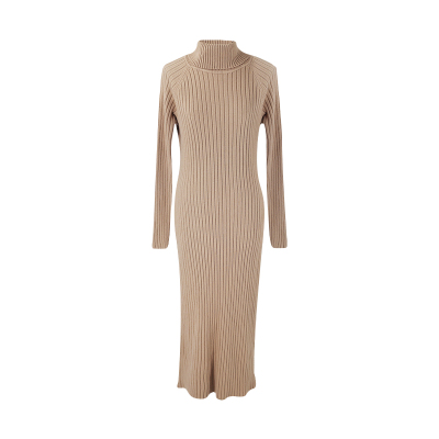 防起球百搭打底裙高领针织连衣裙