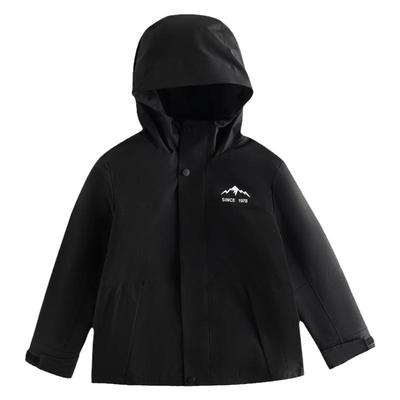 罗蒙男女童羽绒内胆三合一外套