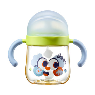 babycare学饮杯婴儿6个月以上鸭嘴杯宝宝1-2岁吸管喝奶瓶儿童水杯