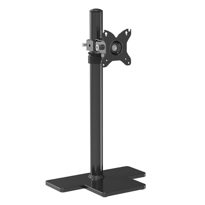易之固 屏幕支架 电脑显示器支架底座 桌面升降旋转 家用办公支架