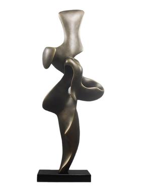 落地雕塑摆件现代简约抽象轻奢艺术品摆设玄关玻璃钢家居软装饰品