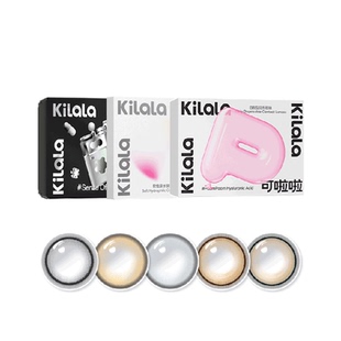 可啦啦kilala野生副本系列日抛半年抛美瞳彩色隐形近视眼镜小直径