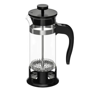 上海宜家乌普塔咖啡壶茶壶玻璃不锈钢法压壶家用手冲咖啡国内代购