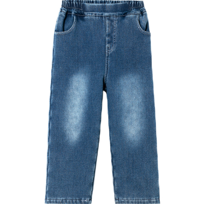 NORNOR长裤做旧水洗牛仔裤