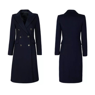 浅蓝色职业西装套装女正装西服主持人女神范阔腿裤经理工作服J-ME