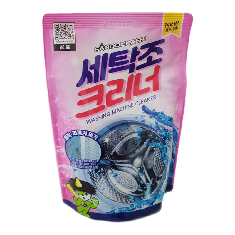 韩国清洗剂 山鬼洗衣机槽清洗剂内筒除垢杀菌除异味滚筒波轮通用