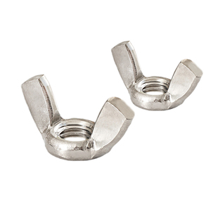 201/304/316不锈钢蝶形螺母蝴蝶型羊角螺帽手拧元宝螺丝M3M4M5M12