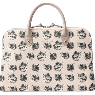 MARK'S  PAUL&JOE13寸笔记本电脑单肩手提背包PU皮女士商务时尚印花拉链适用于苹果macbook白领通勤