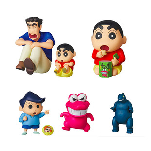 Rang日本代购UDF可爱卡通蜡笔小新小恐龙趣味创意送礼玩偶摆件