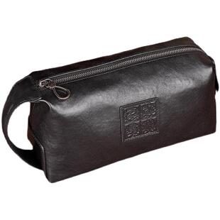 头层牛皮男士手拿包真皮手机包商务大容量手包男款2025新款手提包