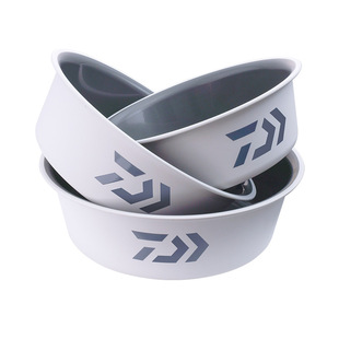 DAIWA达亿瓦 25新款3件套开饵盆套装 叠放饵料盘鱼饵搅拌盆子鱼食