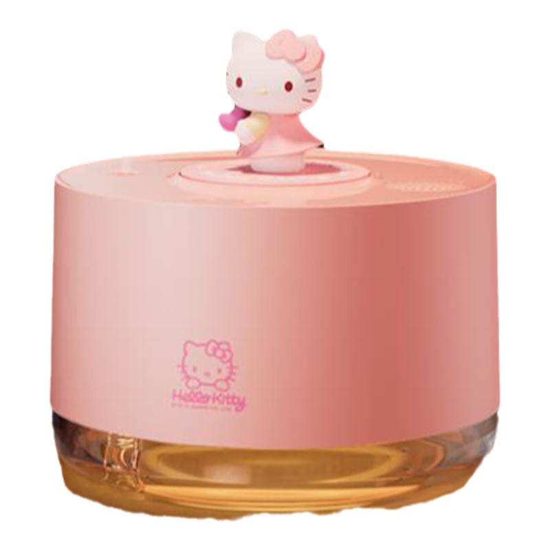 三丽鸥蓝牙音乐加湿器喷雾补水可爱kitty卧室家用桌面香薰加湿机