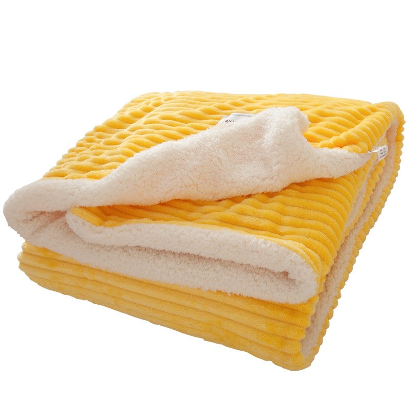 小毛毯被子加厚办公室空调午睡午休小毯子珊瑚绒床单法兰绒毯盖毯