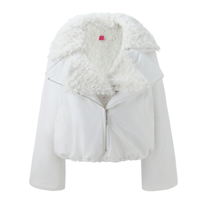 FTT白桃奶绒羊羔毛夹克外套