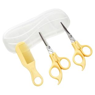 科巢婴儿理发剪刀刘海宝宝剪发器儿童剃头发剪平牙剪剪发神器套装